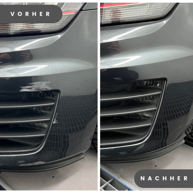 Smart Repair Lackierung vorher nachher VW Golf Spot